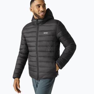 Férfi pehelykabát REGATTA Hooded Marizion black/burnt henna (Hooded Marizion RMN223-0NB) kép
