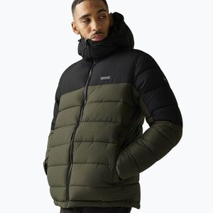 Férfi bélelt kabát REGATTA Aldthron dark khaki/black (Aldthron RMN306-2BC) kép