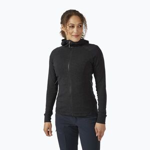 Női pulóver Rab Nexus Hoody black (Nexus Hoody QFF-71-BLK-08) kép
