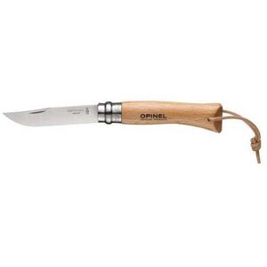 OPINEL VRI N°08 Inox, bükk markolat + bőr zsinór kép