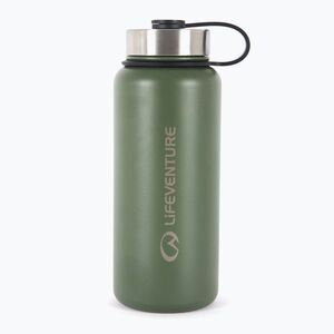 Lifeventure rozsdamentes acél flakon 1000 ml khaki színű termikus palack (Stainless Steel Flask LM74437) kép