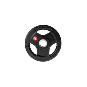 Gumírozott súlytárcsa inSPORTline Graton 2, 5 kg 30 mm, praktikus fogantyúk az oldalain, hosszú élettartam, fokozott védelem a kopás ellen kép