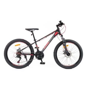 Junior kerékpár Canull XC 241 24" - 2026-os modell, 137-152 cm, 21 sebességfokozat, 100 mm-es rugóúttal rendelkező első teleszkópos villa kép