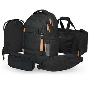 BAAGL 5 SET SKATE MAX DARKNESS II Iskolai szett, fekete, méret kép