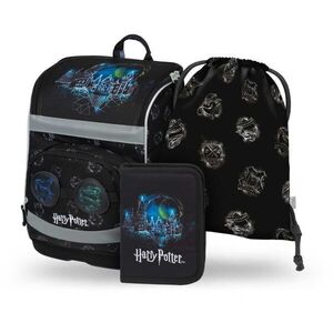 BAAGL 3 SET ZIPPY PLUS HARRY POTTER HOGWARTS LUMOS Iskolai szett, fekete, méret kép