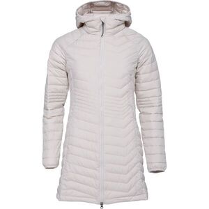 Columbia POWDER LITE MID JACKET Női hosszú télikabát, bézs, méret kép