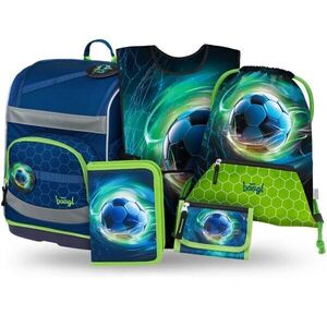 BAAGL 5 SET ZIPPY PLUS FOOTBALL BALL II Iskolai szett, kék, méret kép