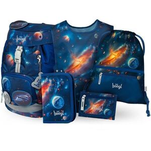 BAAGL 5 SET AIRY UNIVERSE II Iskolai szett, sötétkék, méret kép