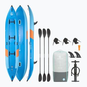 Háromszemélyes felfújható kajak AQUASTIC Cortez 15'7" hybrid blue (Cortez 15'7" 3 AQS-B6I007-BL) kép