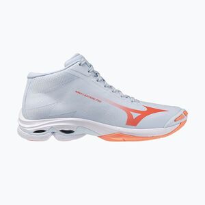 Női röplabda cipő Mizuno Wave Lightning Pro Mid blue finch/lava orange/flamingo coral (Wave Lightning Pro Mid V1GC266584) kép