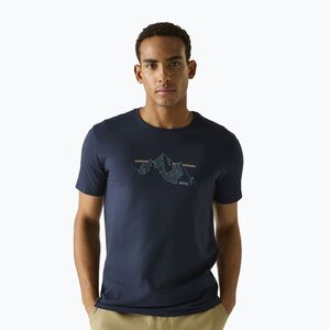 Férfi póló REGATTA ClineIX navy mountain lines (ClineIX RMT296-0SS) kép