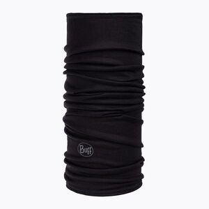 Többfunkciós Sling BUFF Könnyű Merino gyapjú egyszínű fekete 100637.00 (Lightweight Merino Wool 100637.00) kép