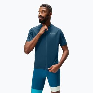 Férfi Endura Loop cipzáras kerékpáros mez kék (Loop Zipped E5202BAB) kép