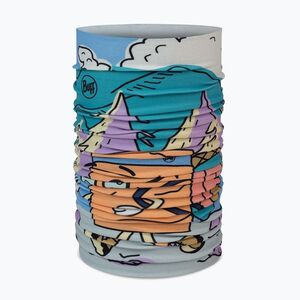 Gyerek multifunkciós csősál BUFF Original Ecostretch teal multi (Original Ecostretch 136641.555.10.00) kép