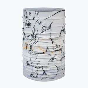 Gyerek multifunkciós csősál BUFF Original Ecostretch Bargy White (Original Ecostretch 136639.000.10.00) kép