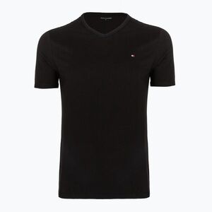 Férfi póló Tommy Hilfiger Cotton V-Neck black/black/black (Cotton V-Neck UM0UM038650XK) kép