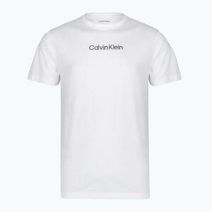 Férfi póló Calvin Klein 000NM2748E Crew Neck classic white w/ blue nights (000NM2748ELSY) kép