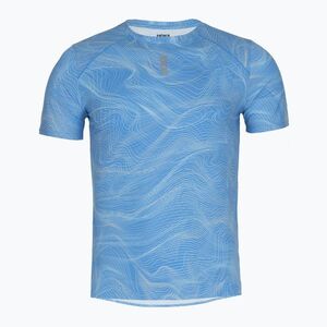 Férfi futó póló HOKA EveryRun CLF PRT mineral blue (EveryRun CLF Print SS 1182011-MNRLB) kép