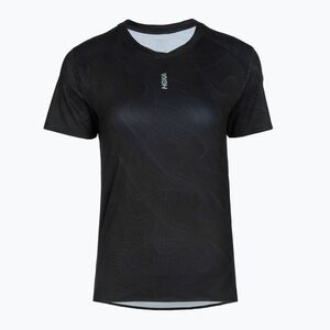 Női futó póló HOKA EveryRun CLF PRT black/squid ink (EveryRun CLF Print SS 1182015-BQD) kép