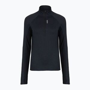Női futópulóver HOKA Skyform Half Zip black heather (Skyform Half Zip 1178473-BKHT) kép