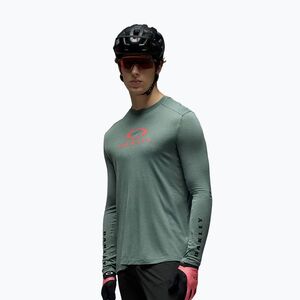 Férfi kerékpáros hosszú ujjú póló Oakley Seeker Flow LS74O aviator green (Seeker Flow FOA406785) kép