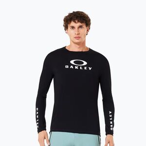 Férfi kerékpáros hosszú ujjú póló Oakley Seeker Flow LS02E blackout (Seeker Flow FOA406785) kép