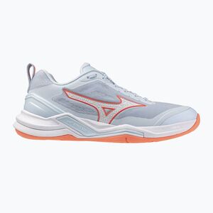 Női kézilabda cipő Mizuno Wave Stealth Elite blue finch/white (Wave Stealth Elite X1GB266084) kép
