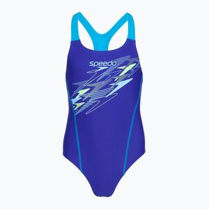 Gyerek egyrészes fürdőruha Speedo Medley Logo Medalist sapphire/mayan blue (Medley Logo Medalist 8-13458002) kép