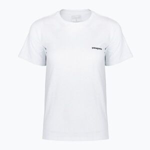Női póló Patagonia P-6 Logo Responsibili-Tee fiber white (P-6 Logo Responsibili-Tee 37567) kép