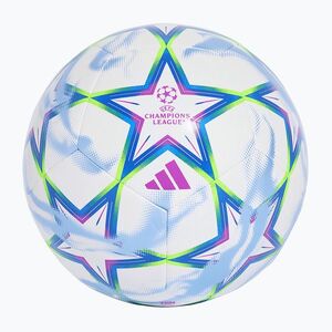 Focilabda adidas UEFA Champions League Training 26/27 white/purple burst/glory blue (UEFA Champions League Training 26/27 KZ2981) kép