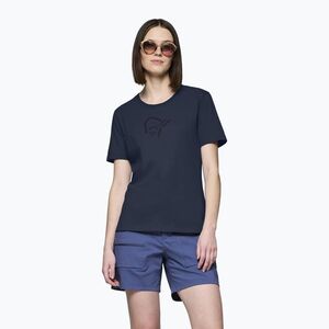 Női póló NORRONA Cotton Viking indigo night/sky captain (Cotton Viking 3421-21) kép