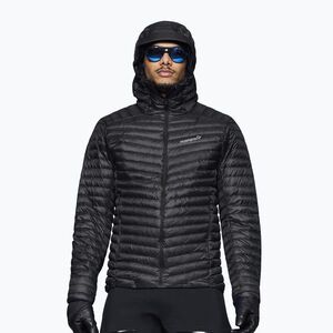 Férfi pehelykabát Norrona Trollveggen Down800 Super Light Hood Caviar Black (Trollveggen Down800 Super Light Hood 1614-24) kép