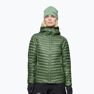Női pehelykabát Norrona Trollveggen Down800 Super Light Hood Dark Ivy (Trollveggen Down800 Super Light Hood 1617-24) kép