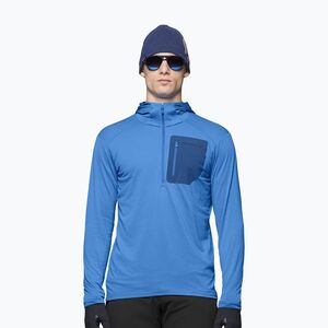 Férfi trekking pulóver NORRONA Falketind Warm1 Hood brilliant blue/dark blue (Falketind Warm1 Hood 1897-26) kép