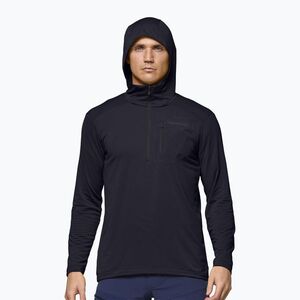 Férfi trekking pulóver NORRONA Falketind Warm1 Hood caviar black (Falketind Warm1 Hood 1897-26) kép