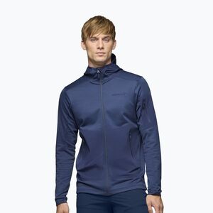 Férfi trekking pulóver NORRONA Falketind Warm2 Stretch Hood indigo night (Falketind Warm2 Stretch Hood 1842-24) kép