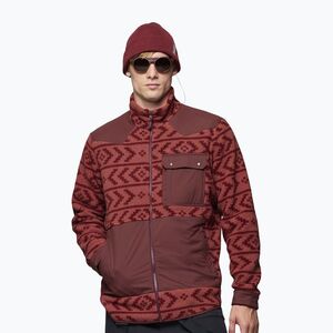 Férfi polár pulóver Norrona Tamok Warm3 cowhide/port (Tamok Warm 31242-26) kép