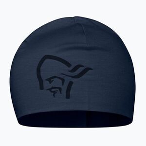 Téli sapka NORRONA PureUll 180 Beanie indigo night (PureUll 180 Beanie 3515-25) kép