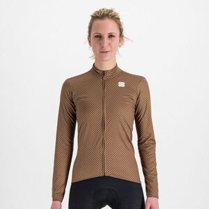 SPORTFUL Hosszú ujjú kerékpáros mez - CHECKMATE THERMAL - barna kép