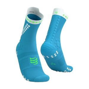 COMPRESSPORT Klasszikus kerékpáros zokni - PRO RACING SOCKS V4.0 TRAIL - kék kép