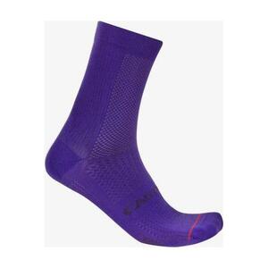 CASTELLI Klasszikus kerékpáros zokni - ESPRESSO 2 W - lila kép