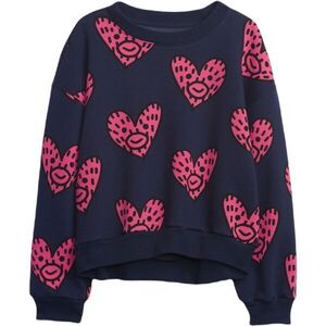 GAP FAPE ACTIVE CREW Lány pulóver, sötétkék, méret kép