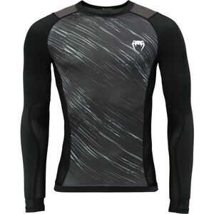 Venum RAPID LONG SLEEVE RASHGUARD Kompressziós felső, fekete, méret kép