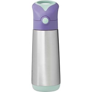 b.box LILAC POP 500 ML Gyerek termosz szívószállal, ezüst, méret 500 ML kép