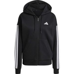 adidas ESSENTIALS 3-STRIPES HOODIE Női pulóver, fekete, méret kép