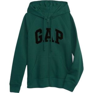 GAP V-GAP HERITAGE FZ HD Női pulóver, sötétzöld, méret kép