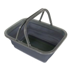 REGATTA OUTDOORS FOLDING WASH BASIN Hordozható mosdó, sötétszürke, méret kép