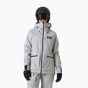 Női sí dzseki Helly Hansen Powderqueen 3.0 szürke/melange (Powderqueen 3.0 65753_949) kép