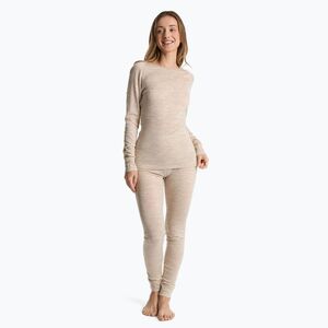 Női WOOLCANO Merino 100% SET0543 thermo fehérnemű szett bézs (Merino SET0543 WLC-B5AP007-BEI) kép