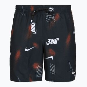 Férfi fürdőnadrág Nike Multi Print 7" Volley black (Multi Print 7" Volley NESSF563-001) kép
